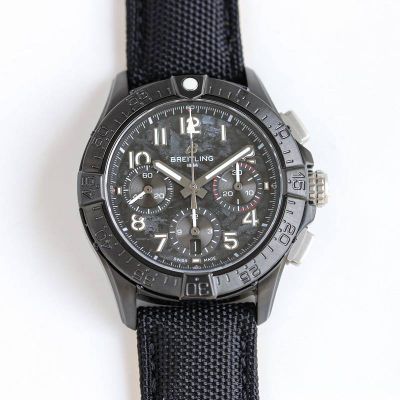 Breitling Digital 44mm 7750 Movement Men Avenger Fabric Strap Watch breitling watch chronometre certifie